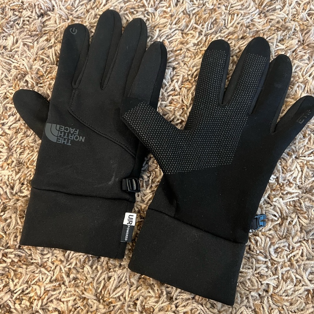 The North Face Mens black gloves